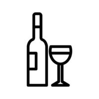 Champagne Icon. symbol for mobile concept and web design. illustration vector