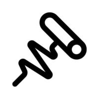 Corkscrew icon. symbol for mobile concept and web design. illustration vector