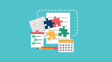 Business Solutions Implementation 2D Motion Graphics video