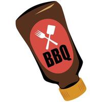 Condiment bottle icon design vector