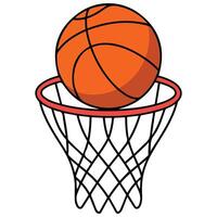 Basketball score icon art vector
