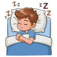 Restful sleep design art vector