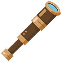 Captain's Navigation Spyglass vector