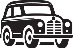 an old car icon on a white background vector