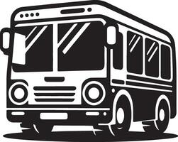 bus icon on white background vector