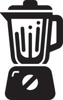 a black and white illustration of a blender vector