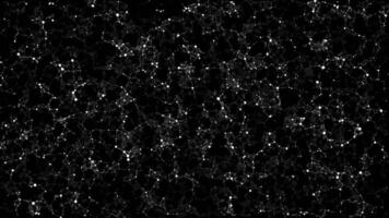 White Quantum Galaxy Particles Background video