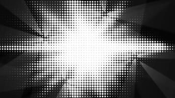 halftone dots background animation against the ray light for the backdrop video