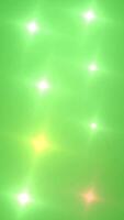 Ray lights flickering and rotating on the green screen background video