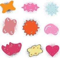 Set of speech bubble . vector
