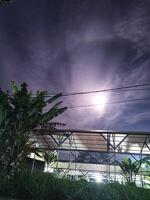night view by phone photo