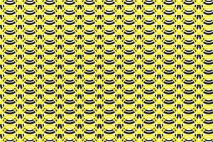 simple abstract black yellow color creative round ring circle pattern abstract optical illusion pattern with yellow and black geometric shapes creating a wavy visual effect vector