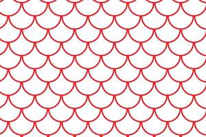 simple abstract red color creative fish scales pattern red scales pattern background vector