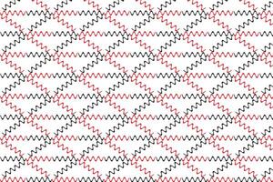 simple abstract red black color short smooth zig zag line pattern zigzag diamond pattern with repetitive geometric pattern in red and black vector