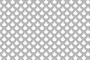 simple abstract white grey ash color creative fish scales pattern black and white fish scale pattern with repetitive overlapping semi circles for decorative and graphic design vector