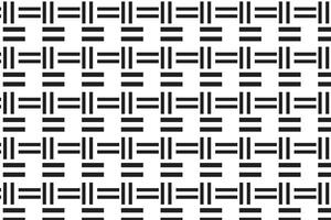simple abstract black color creative geometric half line pattern black and white abstract grid pattern with interwoven line design vector