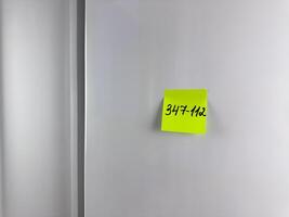 Reminder on refrigerator for people with poor memory photo