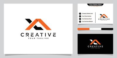 Initial XA, AX Alphabets Letters Logo Monogram vector