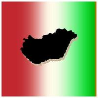 Hungary maps for design. vector