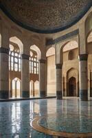 Exploring the Interior of Vakil Mosque in Shiraz Iran photo