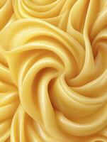 Abstract Creamy Swirl Background with Smooth Texture and Soft Lighting photo