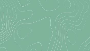 Green Topographic Line Background. Abstract Contour Map Pattern Design vector