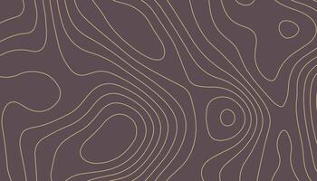 Dark Topographic Line Pattern. Abstract Contour Map Design vector