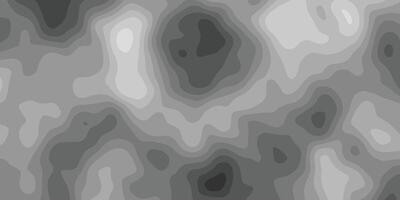 Abstract Gray Topographic Texture Background. Modern Layered Contour Design for Graphics vector