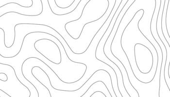 Minimal Topographic Line Background. Abstract Contour Map Pattern vector