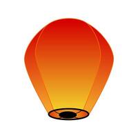 sky lantern element vector