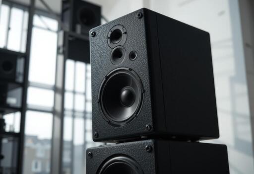 Audio system speaker. photo
