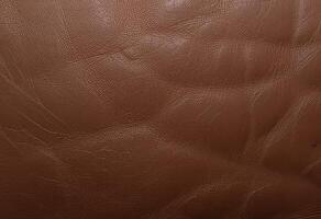 Texture of brown leather. photo