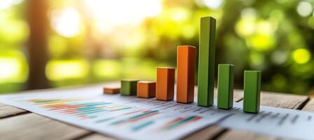 Sustainable Growth and Investing Visualizing Financial Data with a Green Business Focus photo