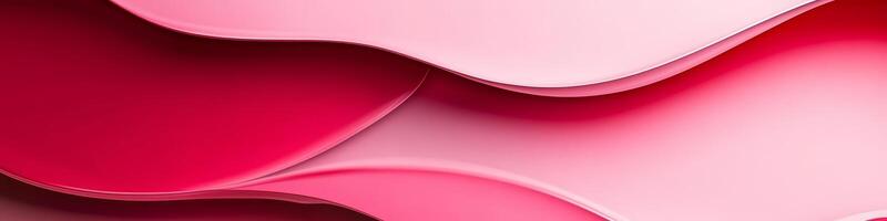 Abstract, Minimalist Pink Background with Smooth, Flowing Shapes and Curves, Digital Art photo