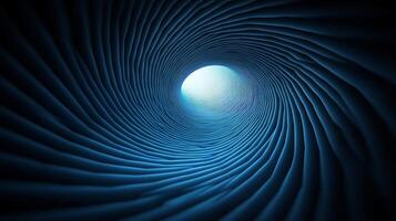 Blue Swirl, Abstract Background, Depth Illusion, Digitally Generated Image, Technology Concept photo