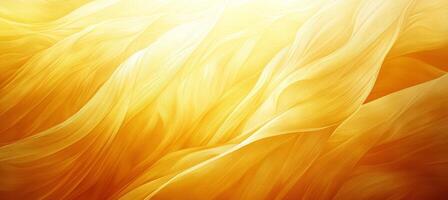 Abstract Golden Background, Flowing Shapes With Highly Saturated Colors And Light And Shadow Areas. photo