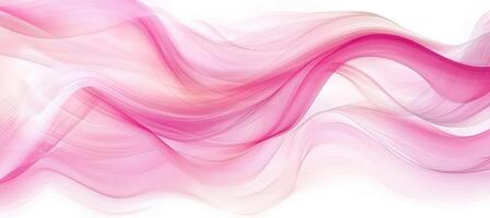 Abstract Flowing Pink Waves Background, Technology, Futuristic Wallpaper, or Design Element photo