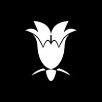 Silhouette of the Floral Emblem of Sweden, Swedish Bell, Campanula rotundifolia, Harebell, small bluebell, can use for Logo, Apps, Pictogram, Emblem, Ornate, Decoration. BW and Flat vector