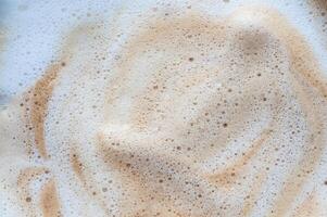 A foam of some sort is on a surface photo