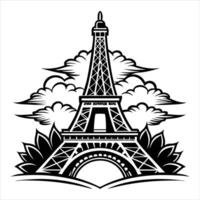 Eiffel Tower Cartoon vector