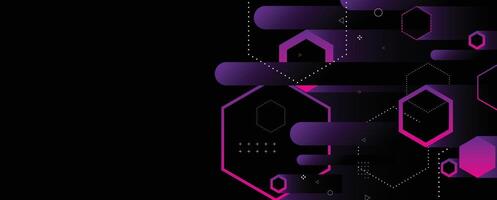 abstract background with hexagonal shapes and lines vector