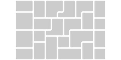 Photo layout bento mosaic ui design. Dashboard pattern, collage poster of bricks. Moodboard card wall for modular interface. Retro futurism gui infographics diagram. Corporate wireframe kit user space vector