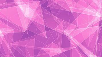 Plexus With Connected Lines Background Rose Pink video
