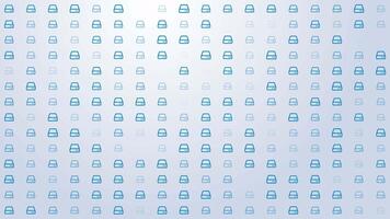 Hard Drive Icon Pattern Background Loop video