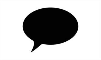 Speech Bubble Simple Communication Icon vector