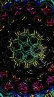 Loop Rainbow Concentric Circles dynamic background video