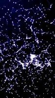abstract plexus of lines and dots on a purple background video
