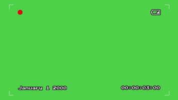 camera view background green screen video