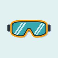 A pair of goggles vector