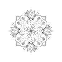 Mandala Illustration with Minimal Aesthetic for Digital and Print Designs vector